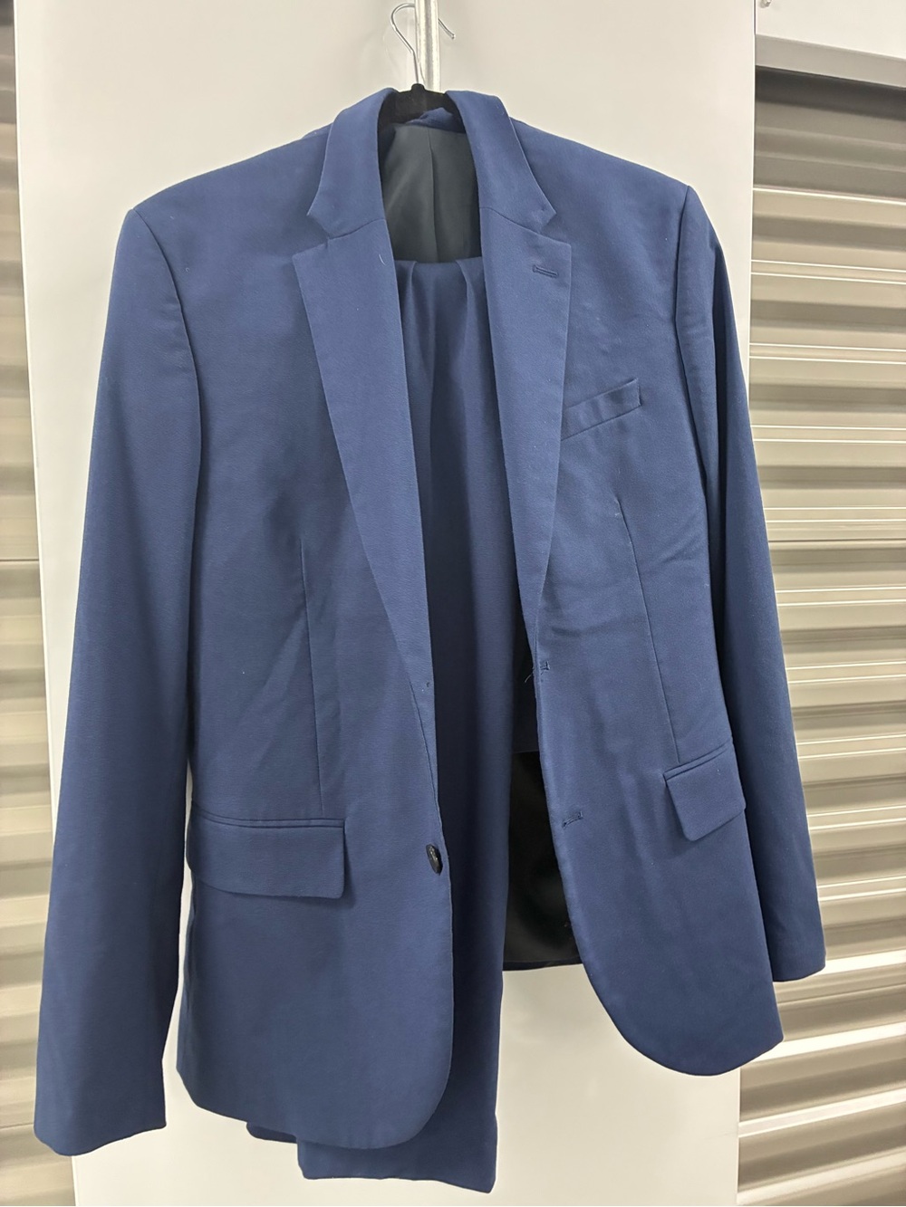 H&M Men's Blue Tailored Suit Blazer